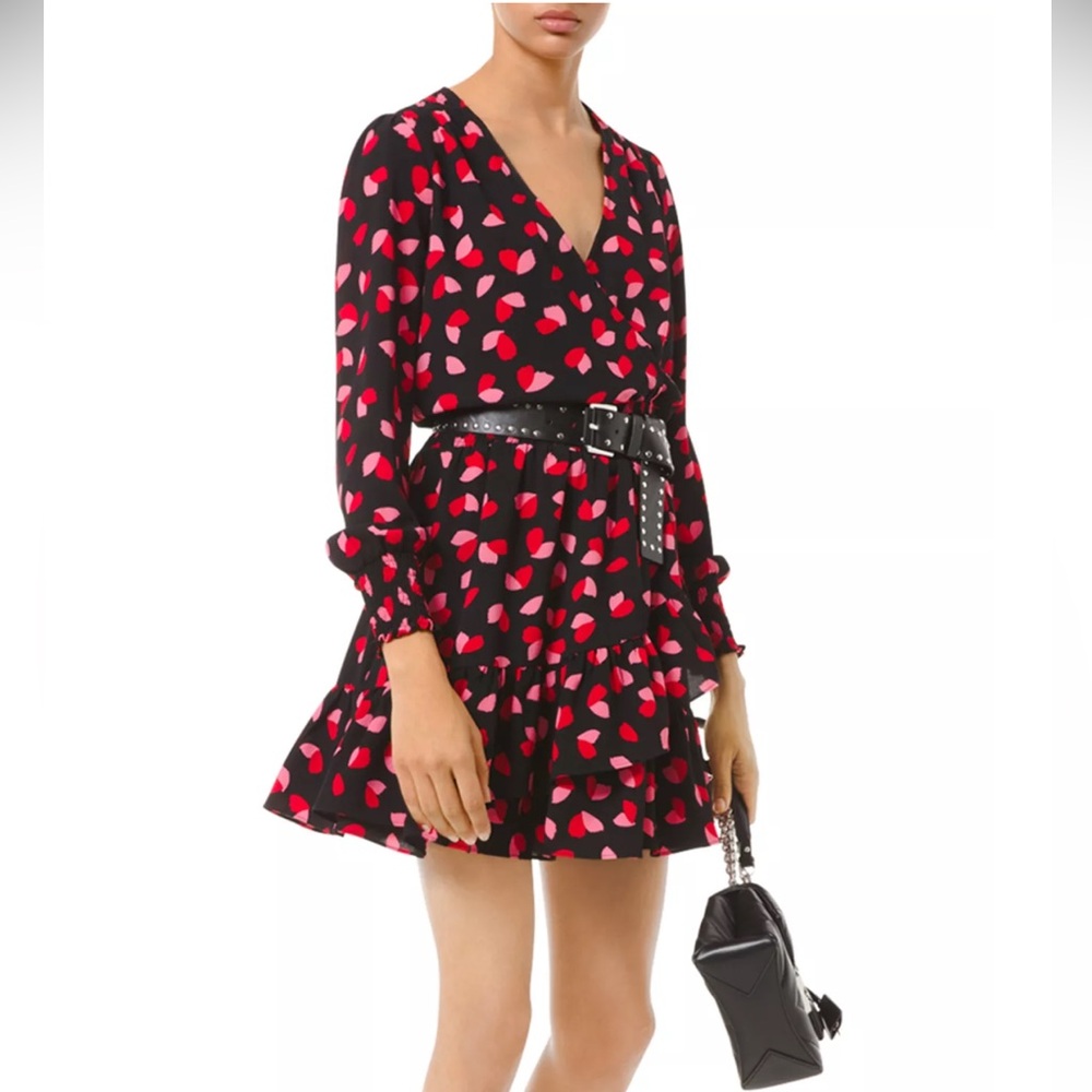 Michael Michael Kors Petal Passion Print Dress